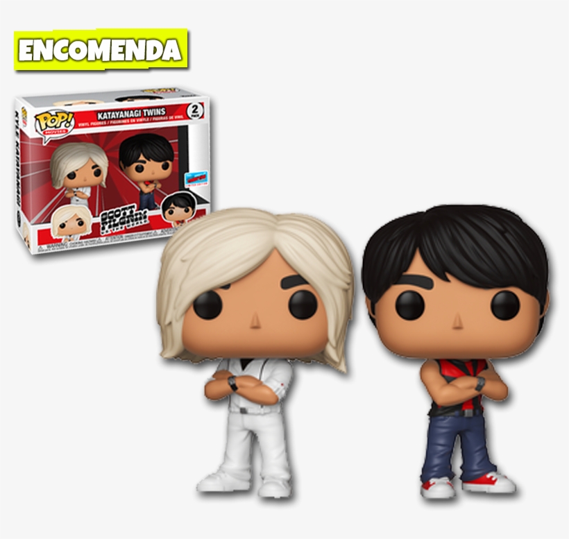 Scott Pilgrim Katayanagi Twins Pack Nycc - Scott Pilgrim Vs The World Funko Pops, transparent png