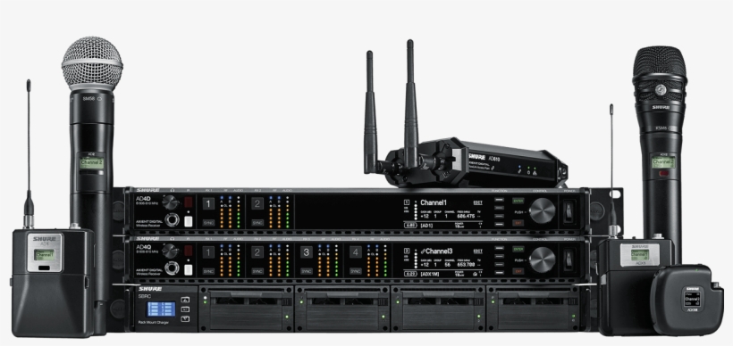 Axient Digital With Adx Series Transmitters Product - Shure Axient Digital, transparent png