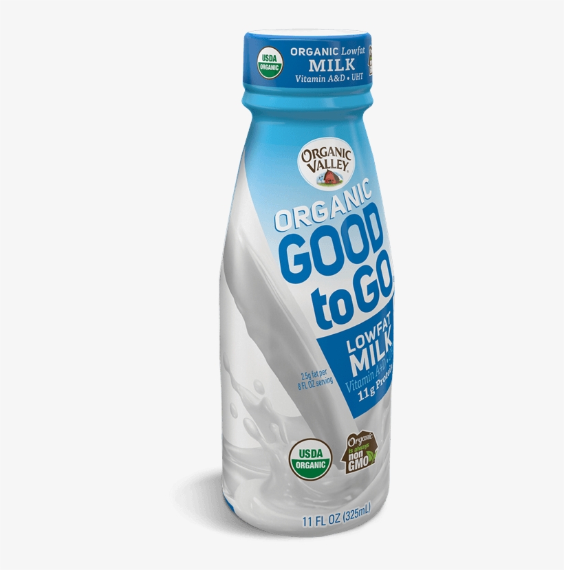 Good To Go 1% Milk, - Organic Valley Good To Go, transparent png