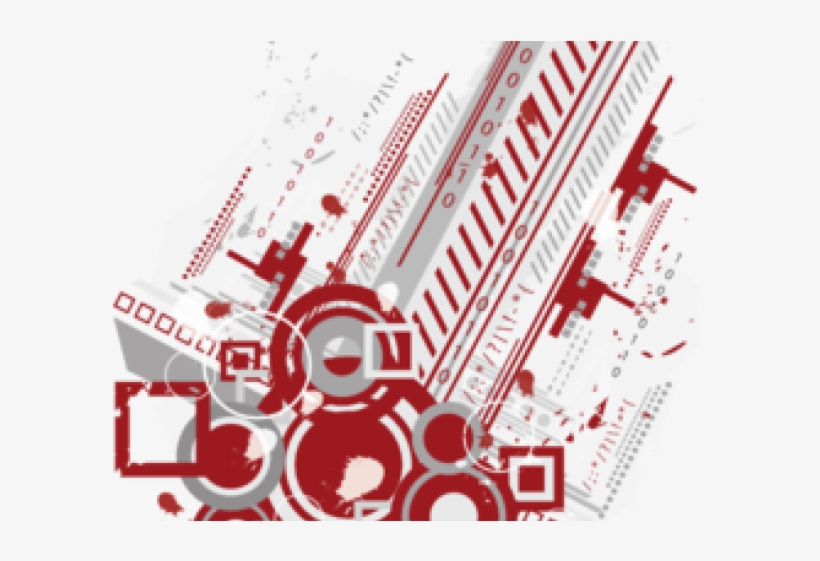 Abstract Clipart Cool Background - Techno Vector Png, transparent png