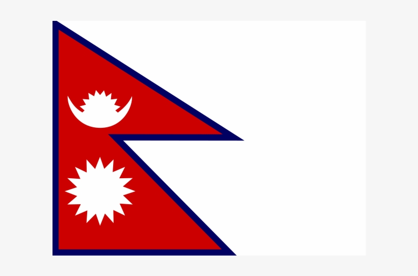 Flag Of Nepal Logo Png Transparent - Flag Of Nepal, transparent png