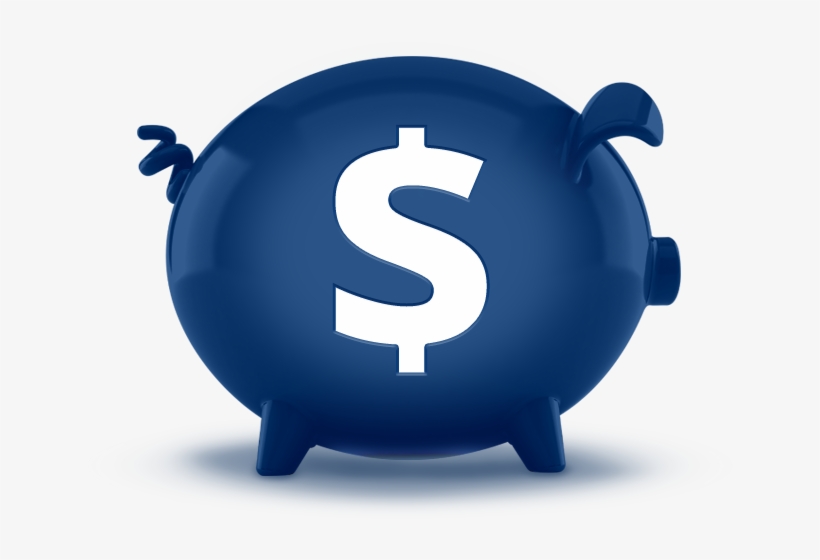 3d Blue Savings Accounts Piggy Bank Featuredcontent - Savings Blue, transparent png