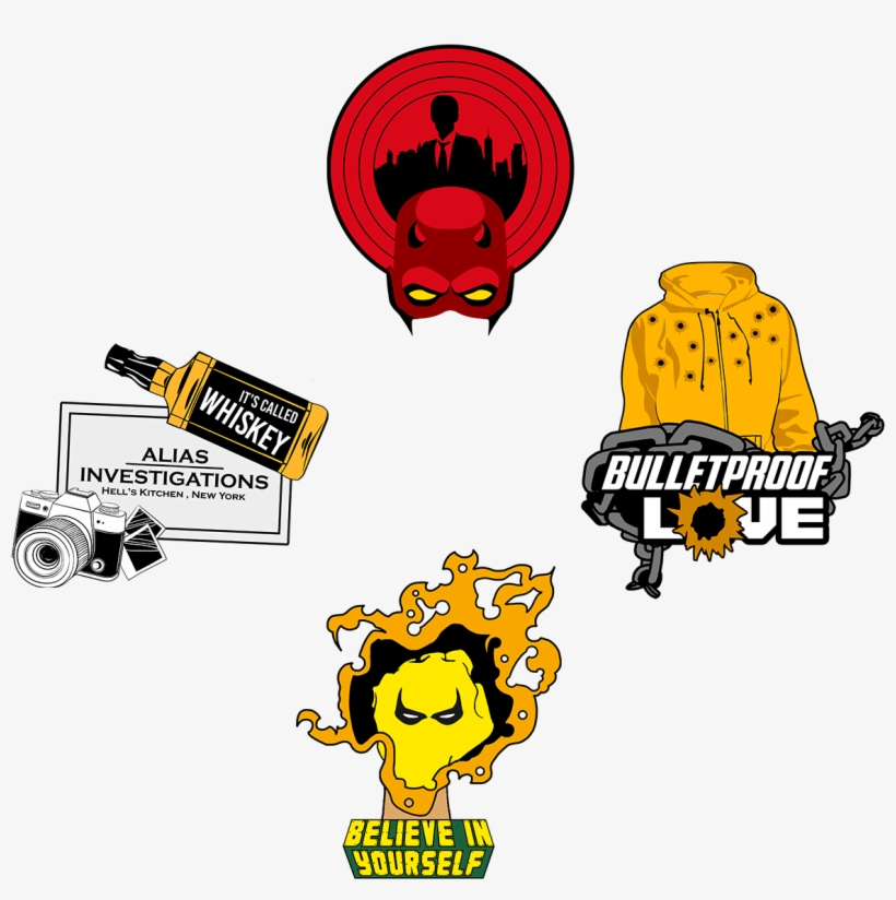 Daredevil Luke Cage Jessica Jones Iron Fist Marvel, transparent png