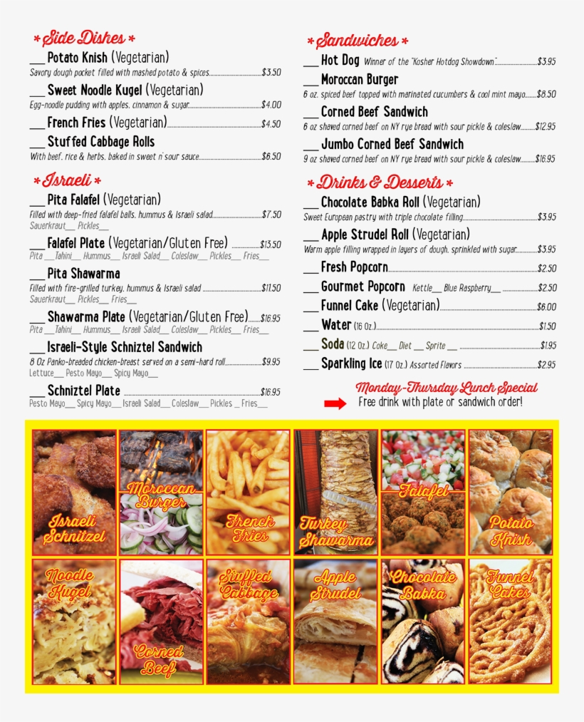 Menu-side Updated Web - Junk Food, transparent png