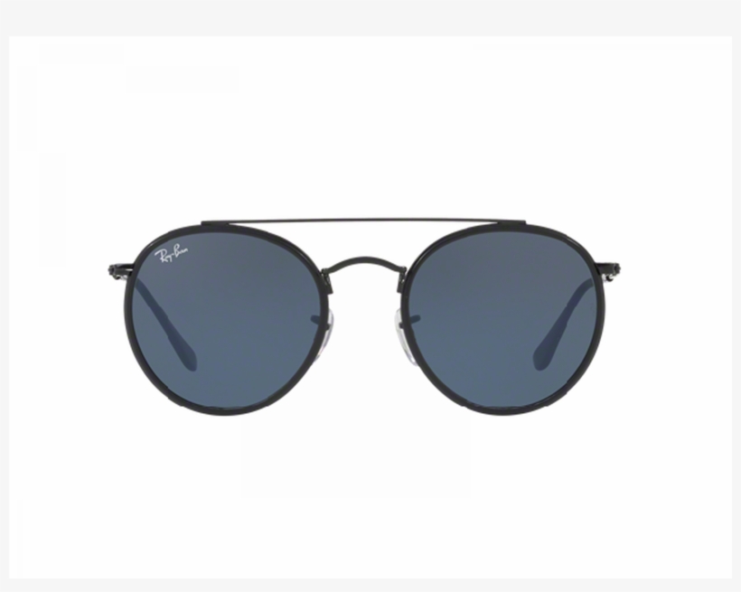 Ray Ban Unisex Sunglasses Rb3647n 002/r5 - Очки Круглые Черные, transparent png