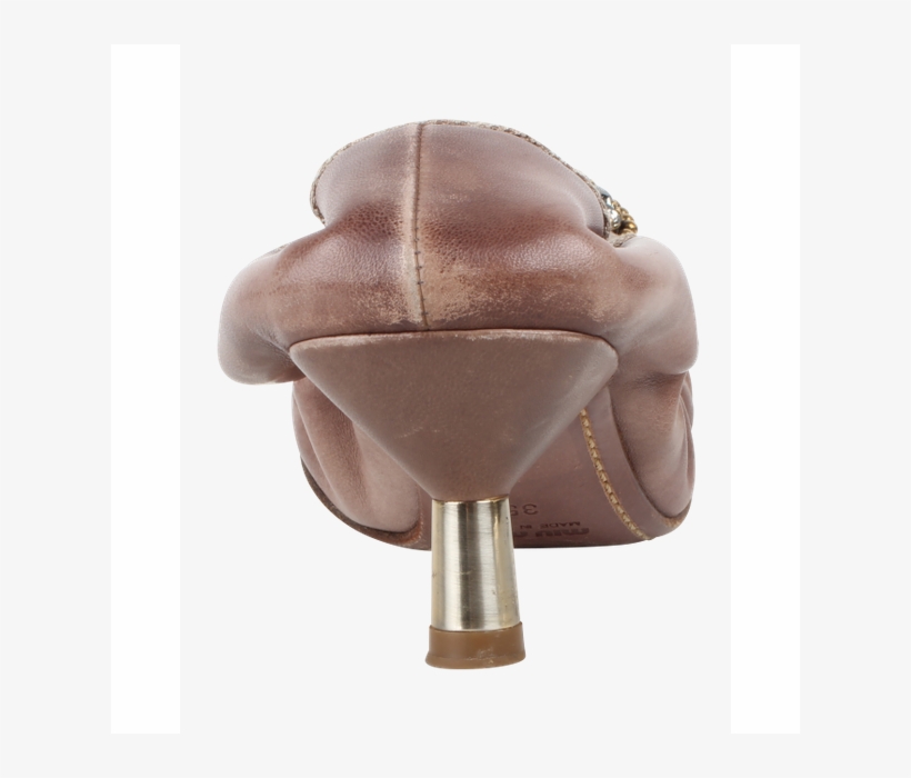 Miu Miu Brown Pumps With Embellishments 3 Thumbnail - Leather, transparent png