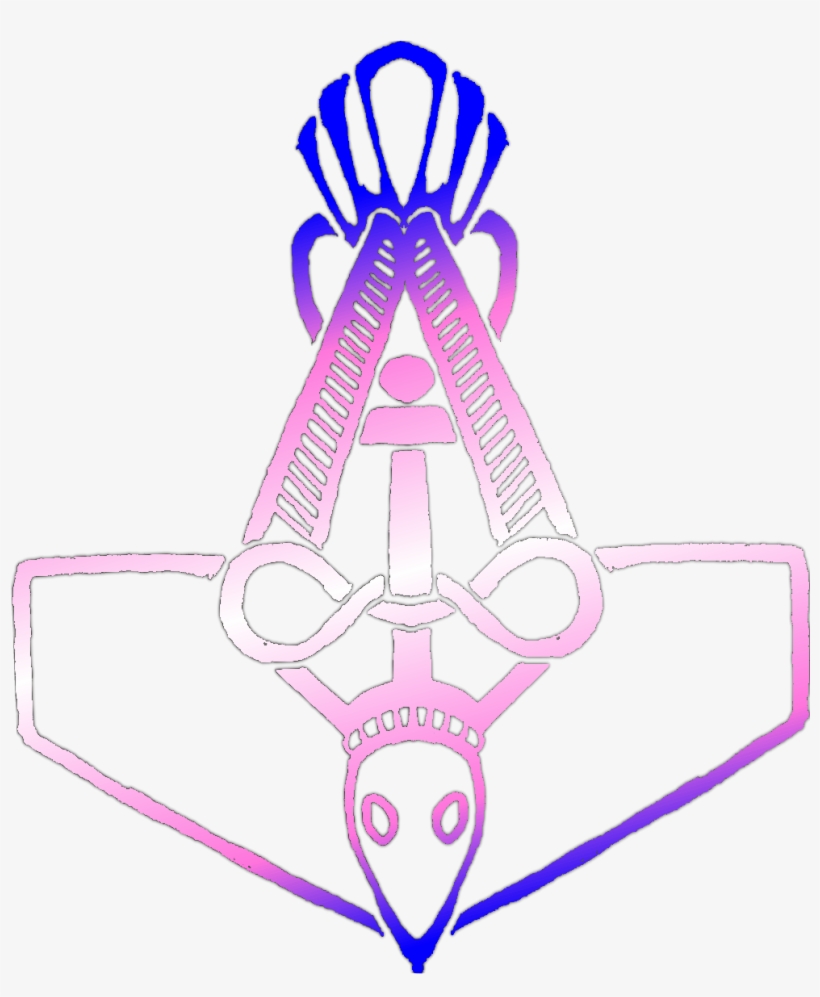 Trans Pride Mjolnir - Sketch, transparent png