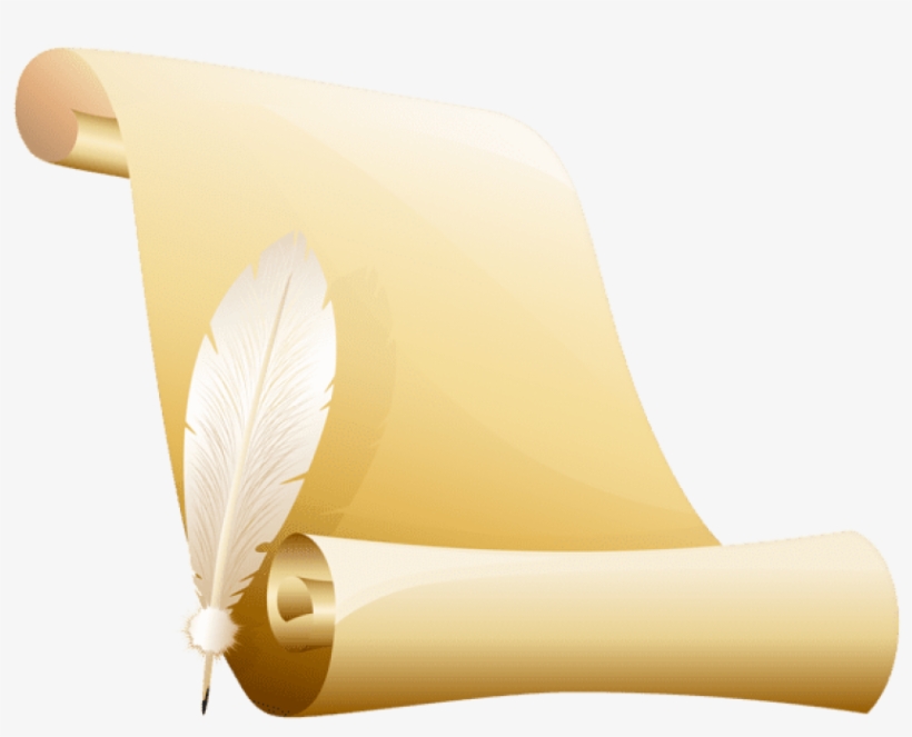 Free Png Download Scrolled Paper And Quill Clipart - Vuvuzela, transparent png