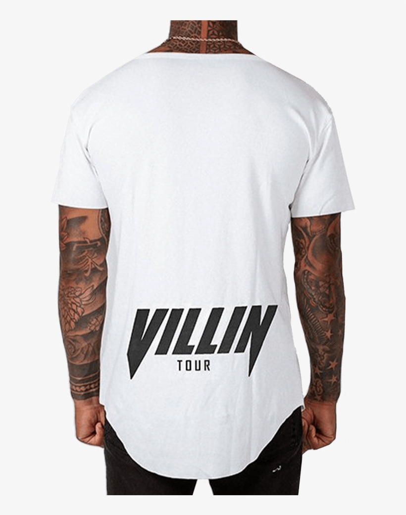 Brick City Villin White Drop Front Tee Faded Faith - Active Shirt, transparent png