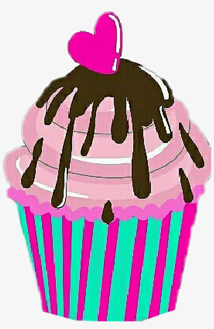 Cute Sticker - Cupcake, transparent png