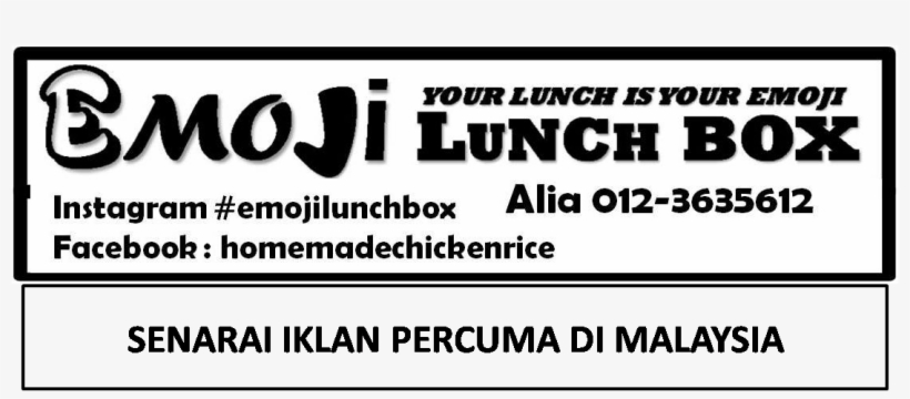Kita Tengok Dulu Servis Dari Emoji Lunch Box - Black-and-white, transparent png
