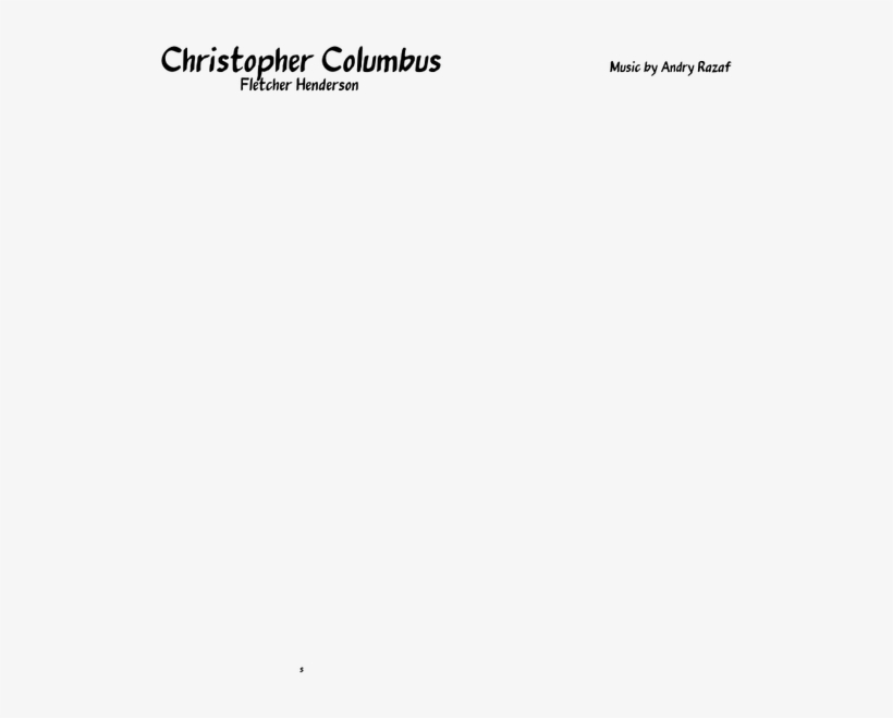 Christopher Columbus - Slope, transparent png