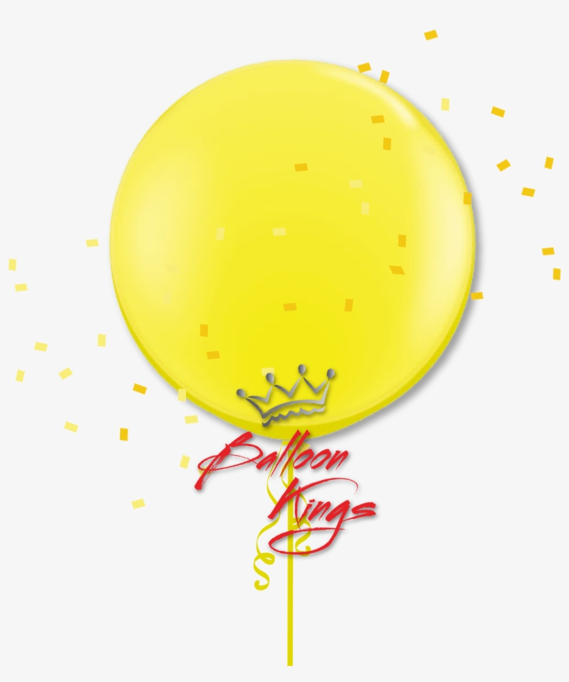 36in Standard Yellow 36in Standard Yellow - Balloon, transparent png