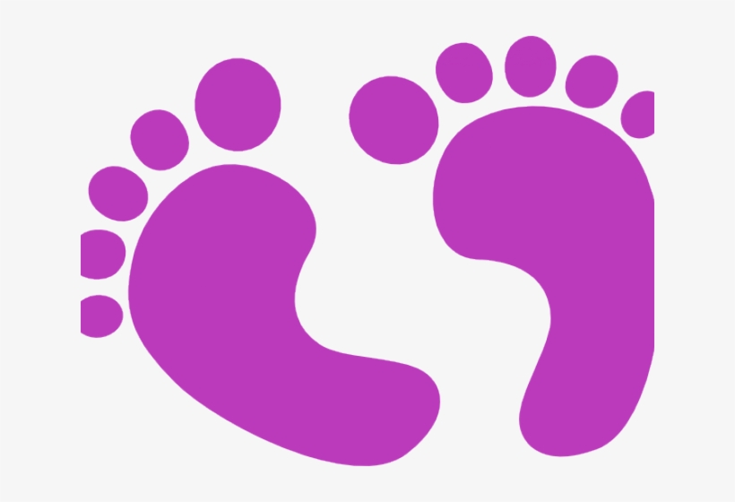 Sparkle Clipart Baby Footprint - Transparent Background Baby Clip Art, transparent png