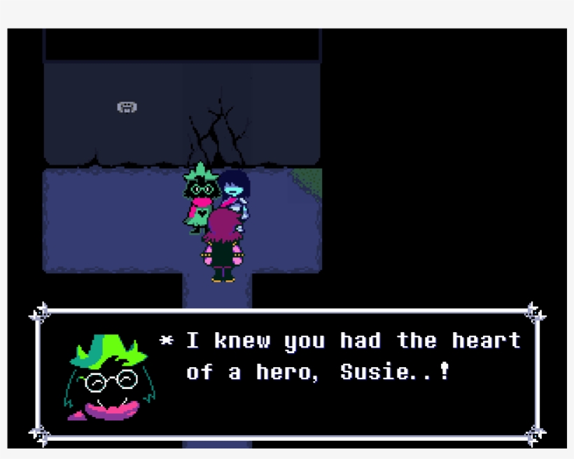 I Knew You Had The Heart Of A Hero, Susie - Delta Rune Ralsei, transparent png