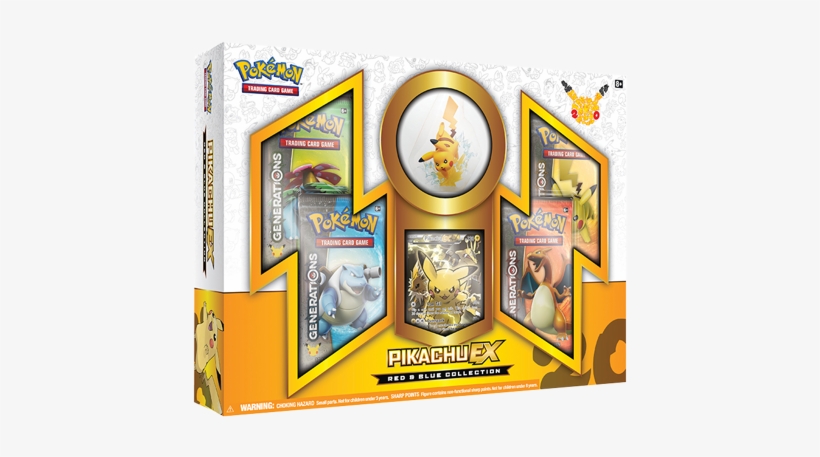 20th Anniversary Range Pokemon Tcg Red & Blue Collection - Red & Blue Collection Pikachu Ex, transparent png