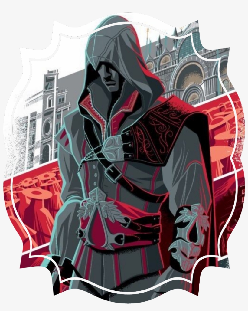 Assassinscreed Sticker Assassins Creed Ezio Movil 1024x1369 PNG