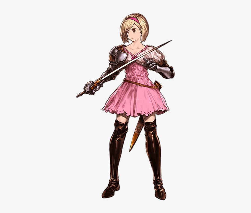 Figh Girls Characters, Female Characters, Fantasy Characters, - Djeeta Fighter Class, transparent png