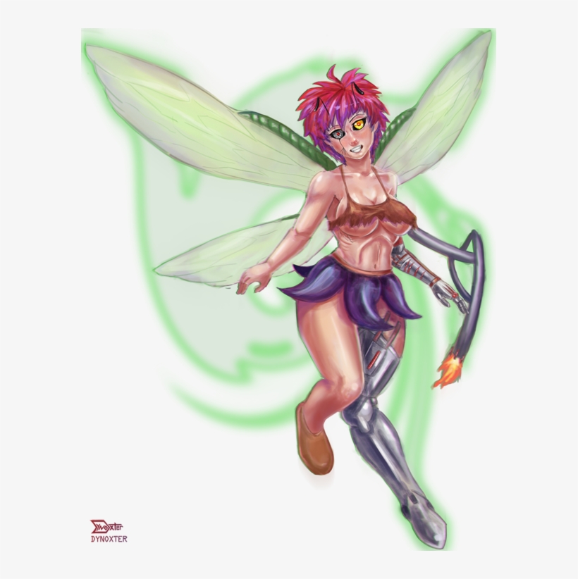 Cyborg Pixie, transparent png