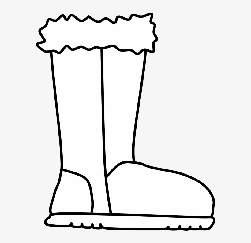 Boots, Fur, Snow, Rain, Black And White, Png - Work Boots, transparent png
