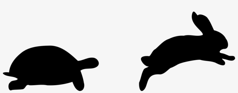 Turtle Clipart Hare - Tortoise And Hare Clipart, transparent png
