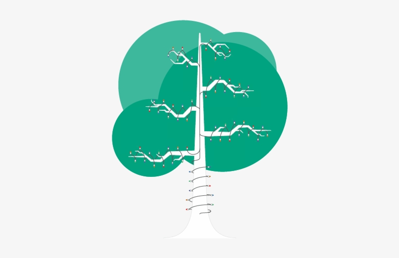 Decidous Tree - Christmas Tree, transparent png