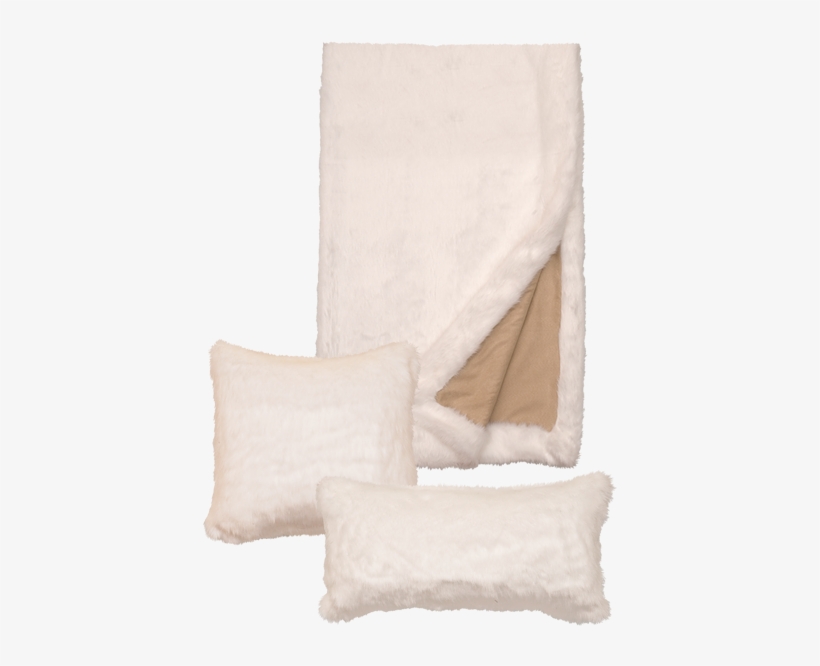 White Mink Faux Fur - Towel, transparent png