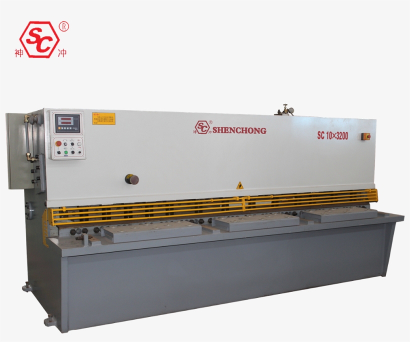 Qc12y-6x3200 Manual Guillotine Hydraulic Cutting Sheet - Lathe, transparent png