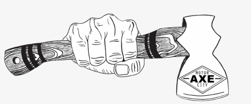 Motor City Axe - Sketch, transparent png