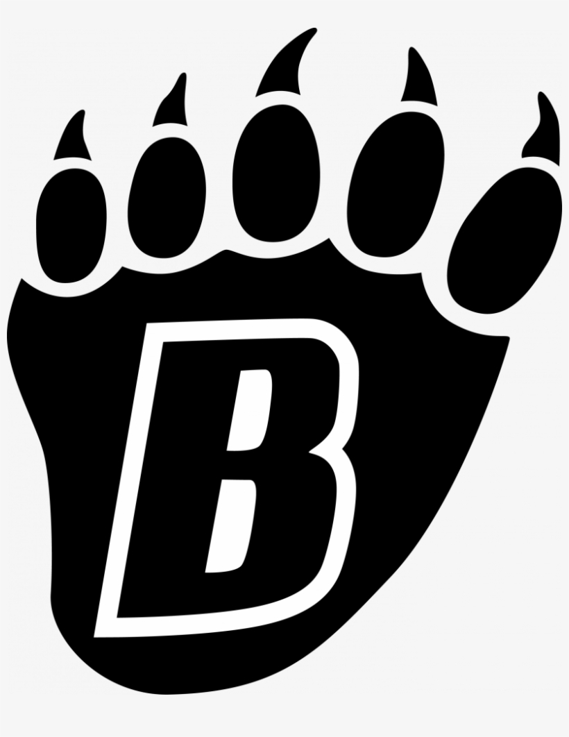 Png Black And White Stock Black Bear Jokingart Com - White Bear Lake Hockey Logo, transparent png