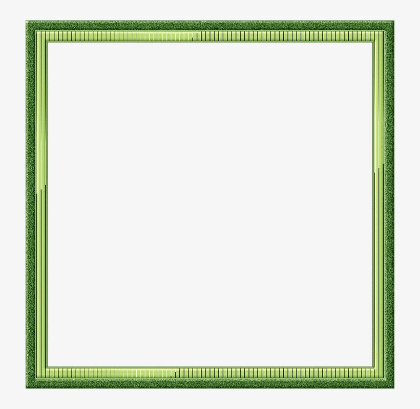 Free Photo Photo Frame Picture Frame Outline Green - Slope, transparent png