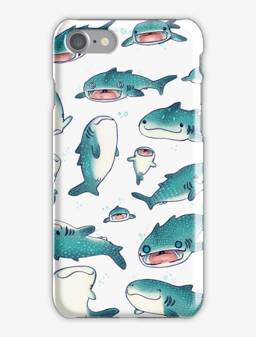 Whale Sharks Iphone 7 Snap Case - Whale Shark Phone Case, transparent png