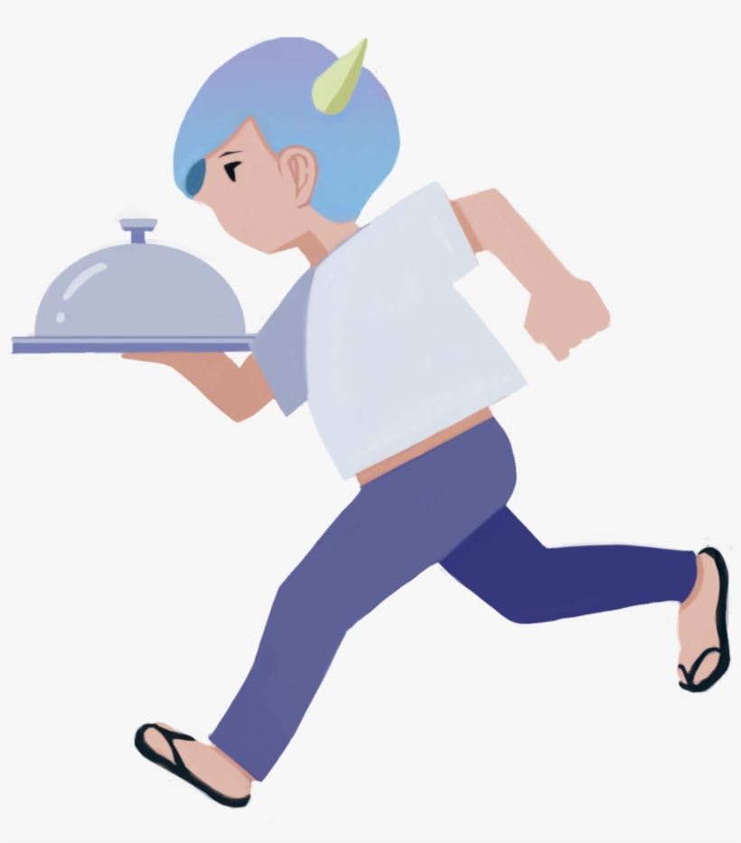 Dian Running - Cartoon, transparent png