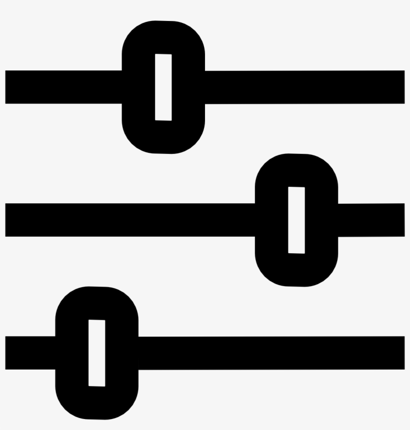 Horizontal Settings Mixer Icon Free Download At Icons8 - Parallel, transparent png