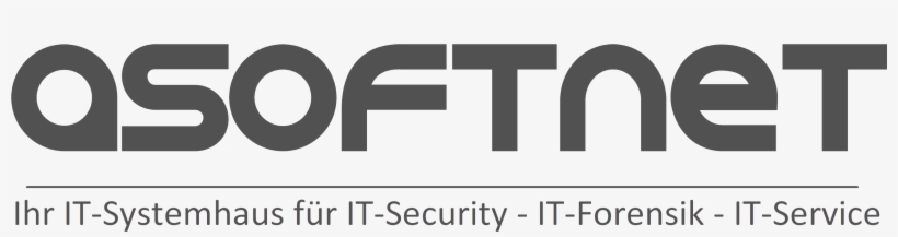 Logo Asoftnet Frei - Black-and-white, transparent png