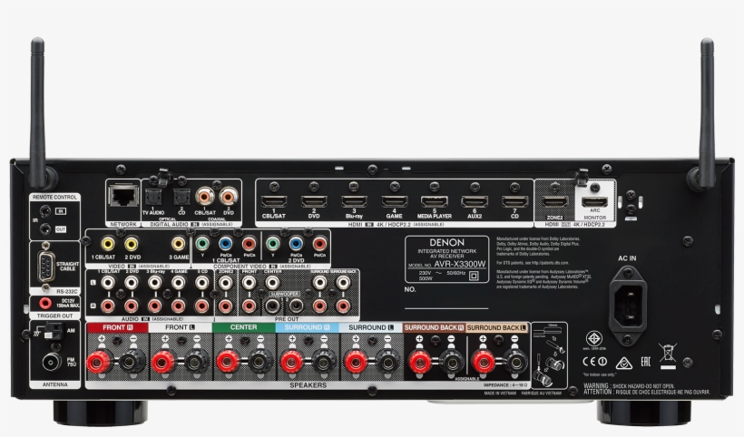 Avr X3300w, transparent png