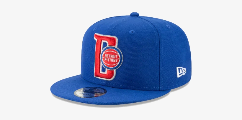 Detroit Pistons New Era 9fifty Snapback Hat Back Half - Nba New Era Coll Sox Blue, transparent png