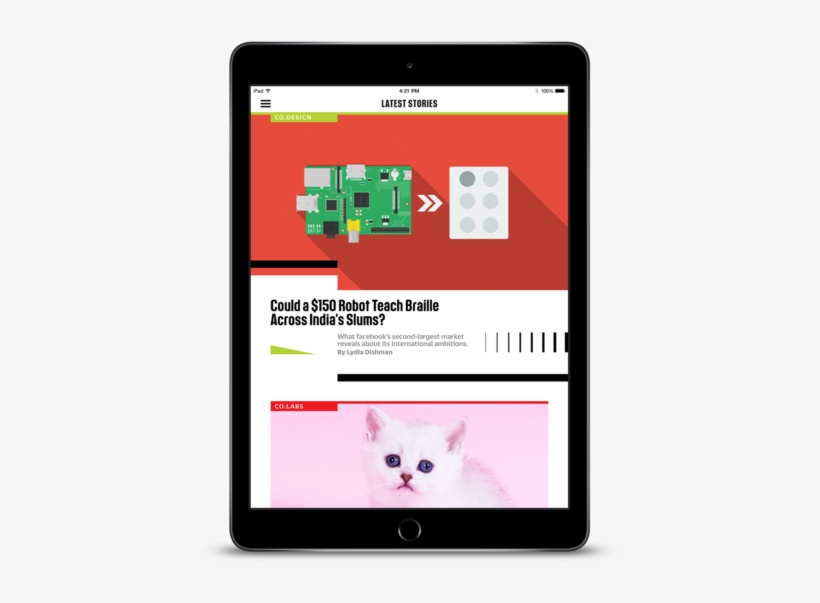 Fastcompany Tablet 03 Feed - Iphone, transparent png