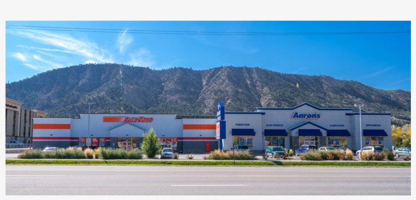 Aaron's & Autozone Plaza Rifle, Colorado - Commercial Building, transparent png