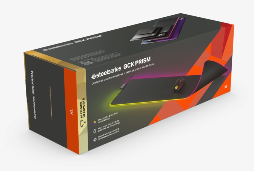 More Views - Steelseries Qck Prism Xl, transparent png
