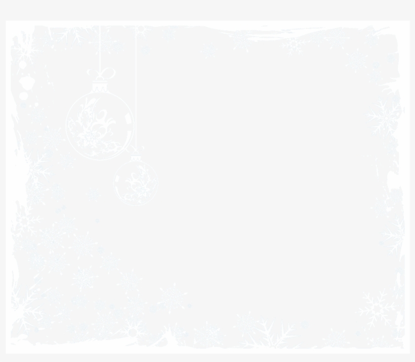 ❄ Background Christmas Snowflakes Ornament Frame Merry - Christmas, transparent png