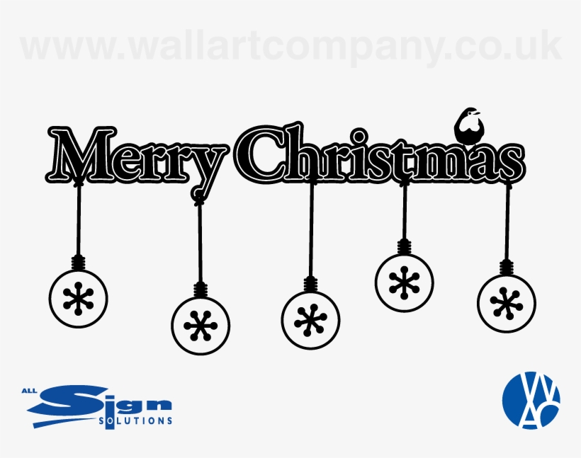 Merry Christmas Snowflake - Circle, transparent png
