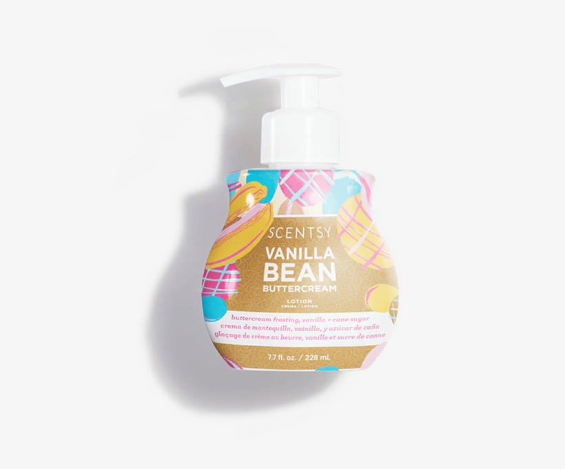 Vanilla Bean Buttercream Scentsy Body Lotion - Liquid Hand Soap, transparent png