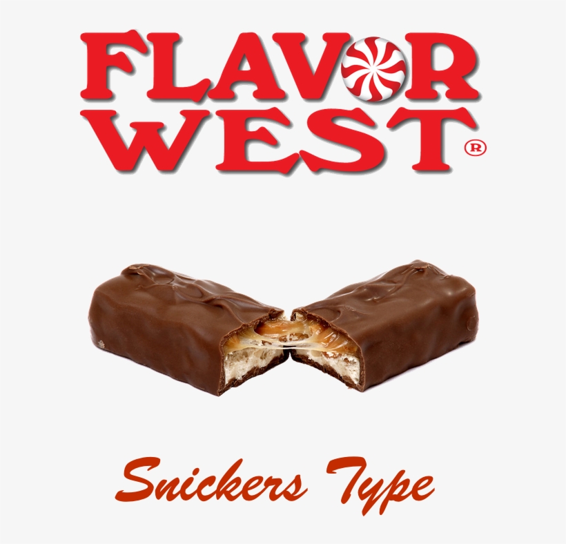 Snickers Type Concentrate By Flavor West - Chocolate, transparent png