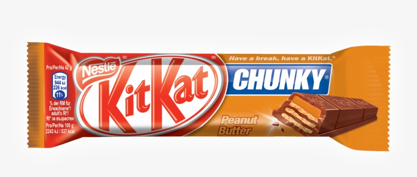 Д-т Нестле Кит Кат Фъстъчено Масло 40гр24бр - Chocolate Bar, transparent png
