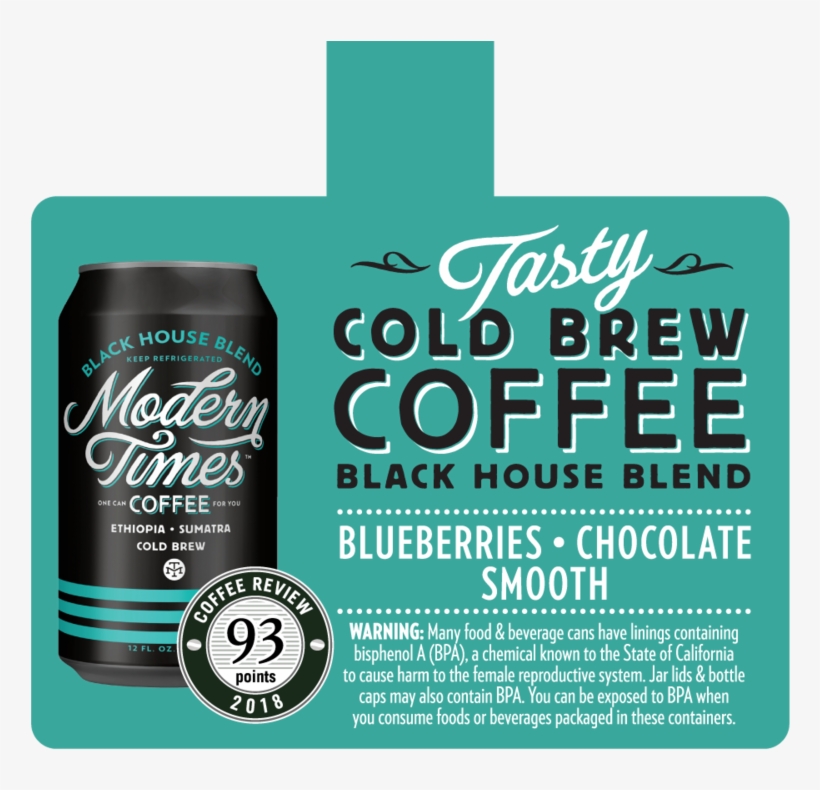 Bh Coldbrew Shelftalker - Caffeinated Drink, transparent png