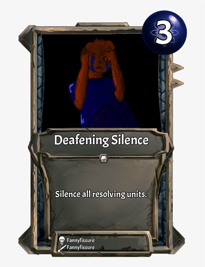 [dc18] Deafening Silenceweek - Collective Community Card Game, transparent png