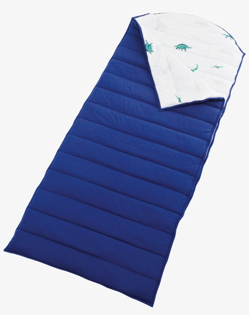 Quilted Sleeping Bag, Navy/dinosaur - Quilt, transparent png
