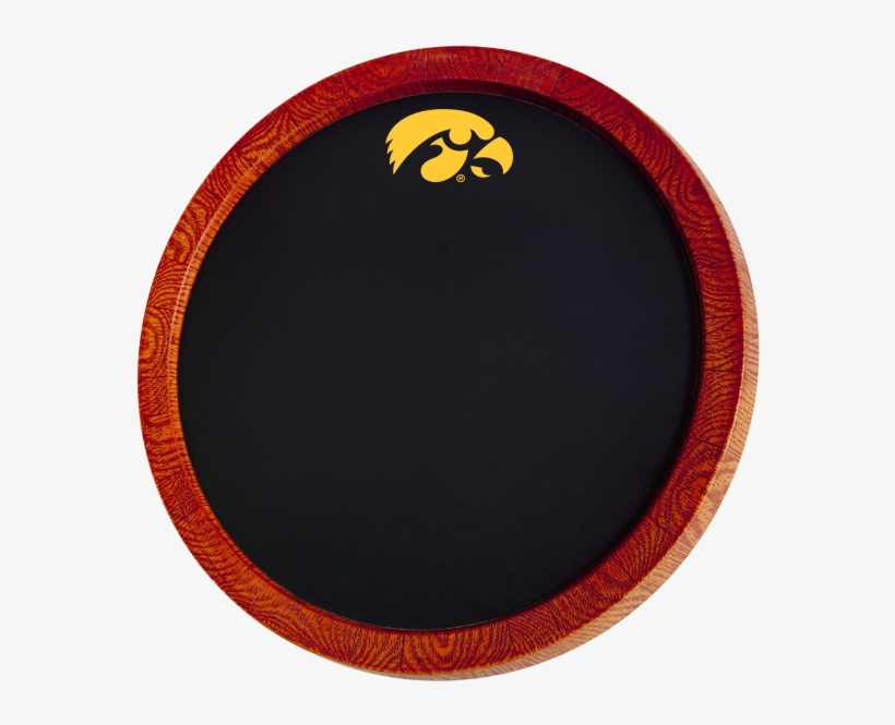 20" Barrel Team Logo Chalkboard-tigerhawk - Iowa Hawkeyes, transparent png