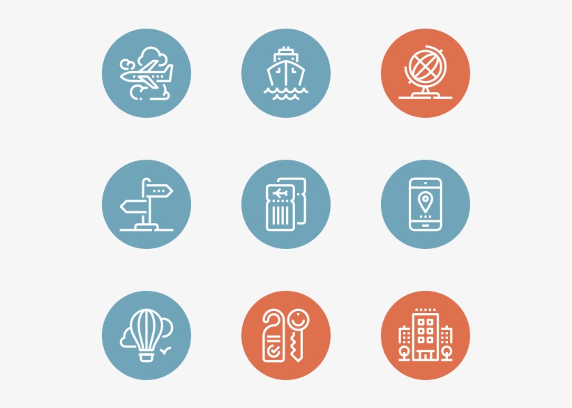 Hotel Icons Free Travel - Circle, transparent png